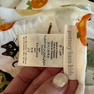 Halloween Pottery Barn kids twin sheets